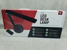 NEW LED Desk Lamp w/ Quick USB Charger Eye Care Dimmable Metal Adjustable