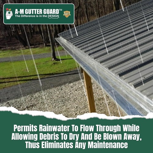 Premium Aluminum Gutter Guard - 6 Inch, Rust Proof, 13 Piece Set Made in USA - Picture 10 of 11