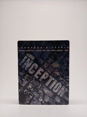 Inception (Blu-ray + DVD, 2010) 3-disc Set Steelbook, Christopher Nolan