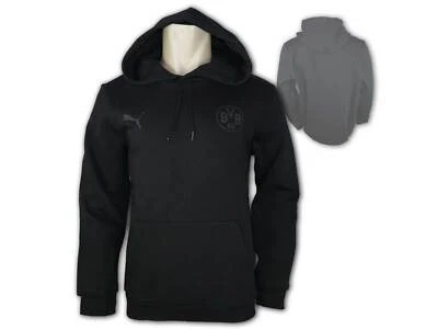 Borussia Dortmund Kinder Kapuzensweatshirt schwarz Puma BVB 09 Hoody Jr. 128-176