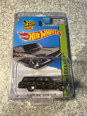 Hot Wheels Black '64 Chevy Nova Wagon 2014 Toys R Us Exclusive Limited Edition