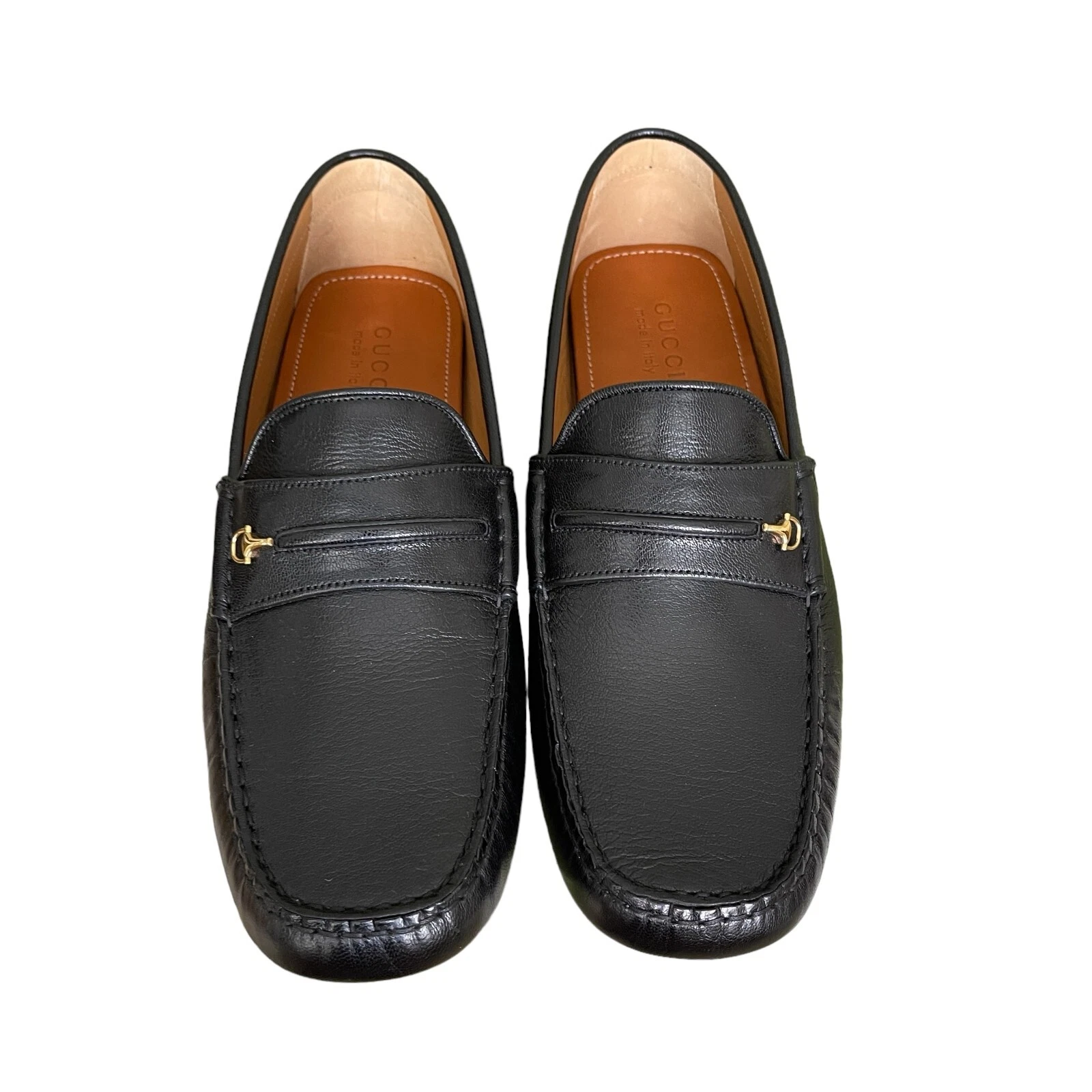 Mocassin Quentin homme en cuir noir Gucci, 752621, Gucci taille 11