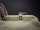 Gotham Textile Cotton Canvas & Leather Olive Green Weekender Duffle Tool Bag — photo 10
