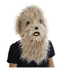 Hundemaske Hund Dog Zottelhund Hundekostüm