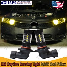 For Honda Civic 2008-2015 2pc Golden Yellow 9005 Led Daytime Running Light Bulbs For Honda Civic 2008-2015 2pc Golden Yellow 9005 Led Daytime Running Light Bulbs