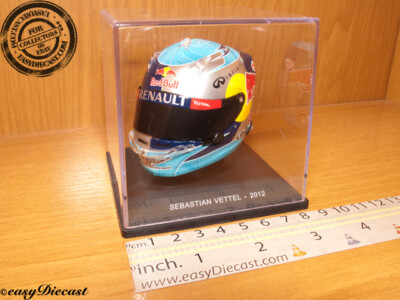 SEBASTIAN VETTEL ARAI HELMET 1/5 2012 F1 F-1 RED BULL INFINITI