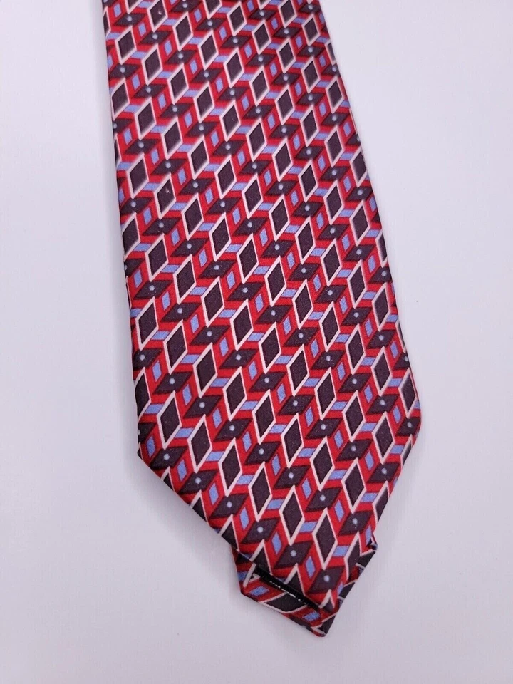 Мужской официальный галстук Stanley Blacker 52 дюйма Lx2,75 дюйма W многоцветный галстук - Изображение 2 из 4