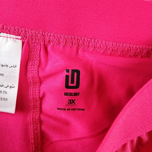 IDEOLOGY Übergröße Taschen Pull-On elastische Taille A-Linie Skort Damen 3X rosa - Bild 9 von 14