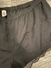 Victoria’s Secret Black Satin Shorts XL Silk Feel Lounge Sleep Pajama Bottoms — photo 4