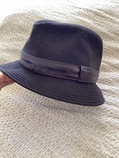 HERMES 'Fedora' hat, brown, size 61
