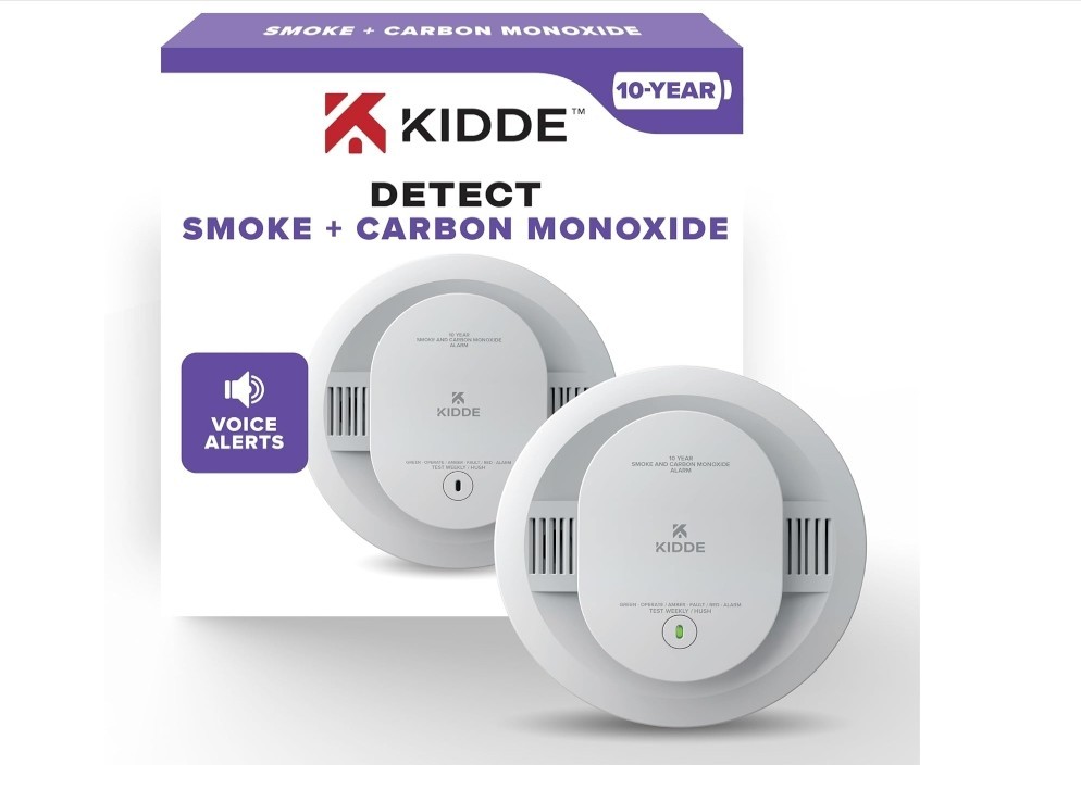 Kidde P#21033070 Smoke & Carbon Monoxide Alarm 20SD10-V, 10yr Battery Power