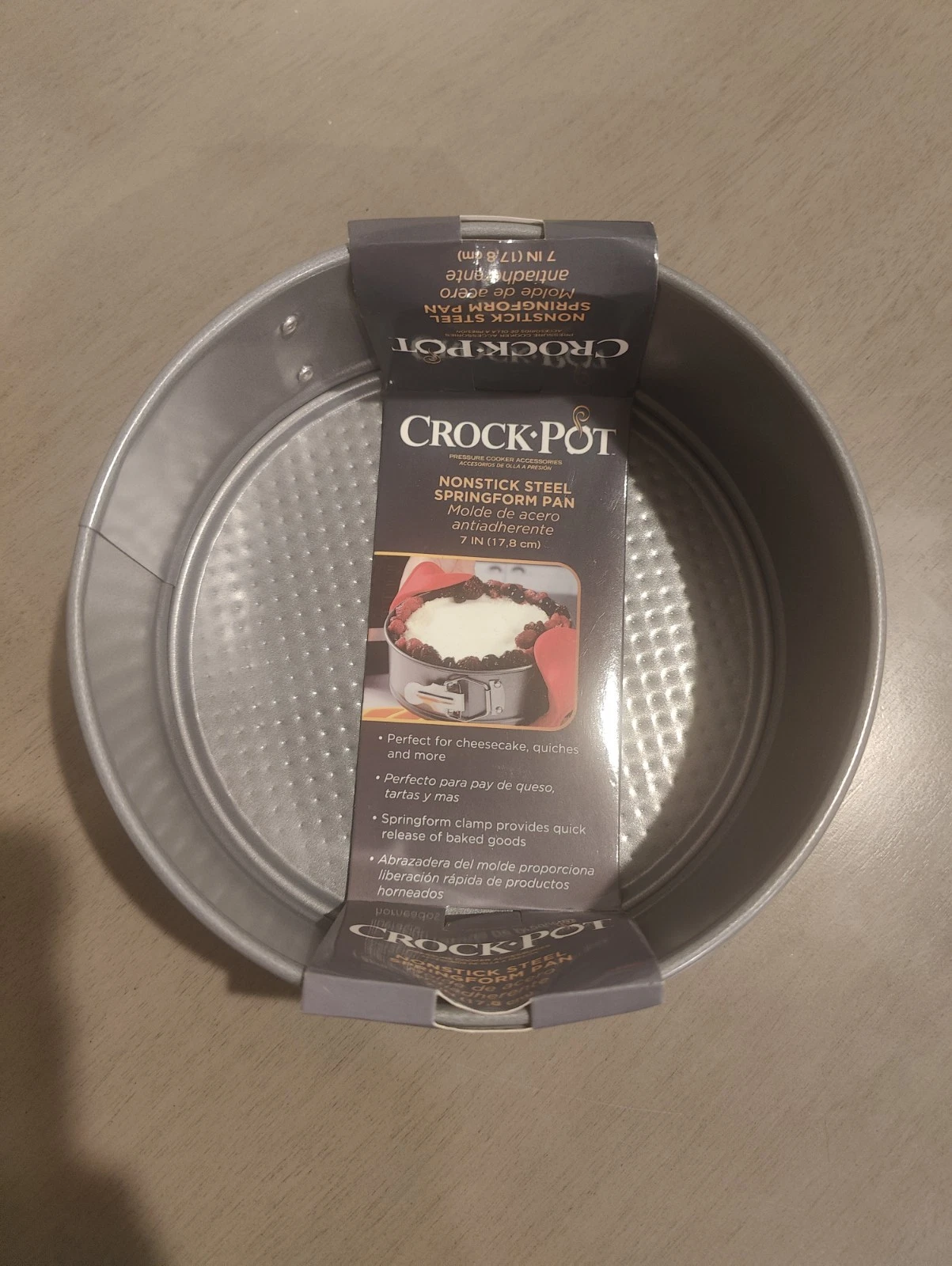 Crock-Pot Nonstick Steel Springform Pan 7 Inches