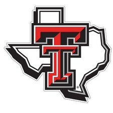 Texas Tech Red Raiders TTU Car Decal Vinyl Decal Monogram Sticker Bumper
