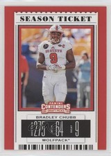 2019 Panini Contenders Draft Picks Season Ticket Bradley Chubb #16 0rb