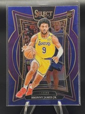 2024-25 Panini Select Bronny James Jr Concourse #90 Blue RC Rookie