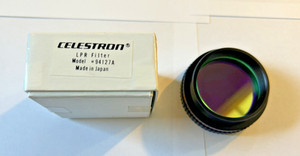 PERFECT CONDITION Celestron LPR Model 94127A Light Pollution Filter with Box.