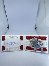 2018 National Treasures #/99 Rhys Hoskins Signed Rookie Booklet RC Autograph 