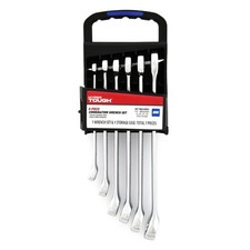 Metric Combination Wrench Set 6-Piece for Automotive and DIY Repair Tools