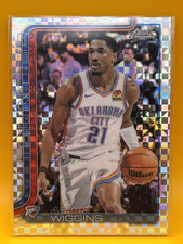 Topps Chrome X-Fractor Aaron Wiggins Oklahoma City Thunder 2025-26 #196