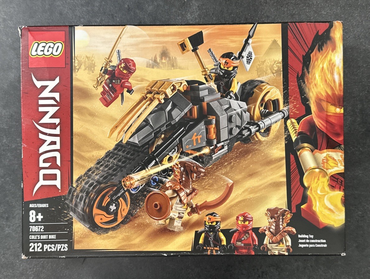 カン‼️ LEGO NINJAGO: Cole's Dirt Bike (70672) 673419299015| eBay