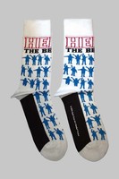 The Beatles Help Silhouettes Repeat Ankle Socken Size One Size