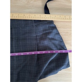 Free People 8 NWOT Saturn Bubble Mini Skirt Navy Plaid Preppy Academia Belted