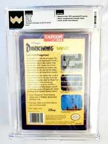 Sealed DISNEY'S DARKWING DUCK Grade WATA 6.0 A PSA Oval Nintendo NES Capcom 1992
