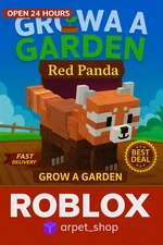 [🐶] Roblox GROW A GARDEN | RED PANDA | Fast & Easy 🌱