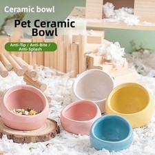 1pc Small Animal Bowl Hamster Food Bowl Guinea Pigs Food Dish Pet Feeding Bowl