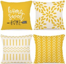 Pillow Covers 18x18 Set of 4, Modern Sofa Throw Pillow Cover, Decorative Home...