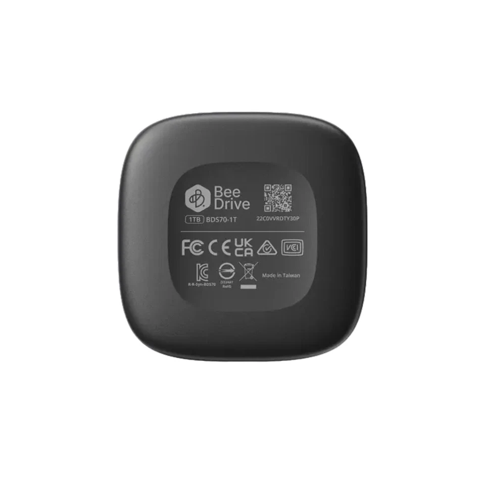 Synology BeeDrive 1TB 2.5" USB Type-C External SSD - Black - Image 3 of 4