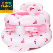 Inflatable Baby Seat for Babies 3-36 Months  Squeaky Sound  Anti-Fall Design I
