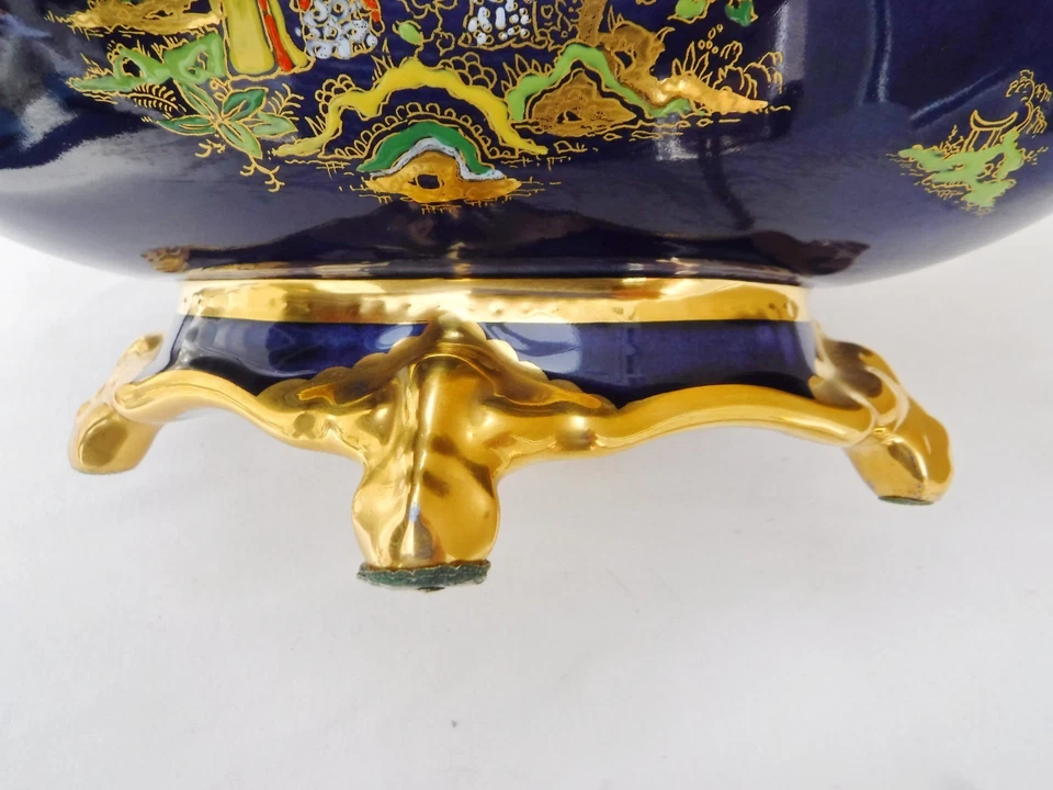 Carlton Ware Large Chinese Figures Gondola Bowl - Image 2 of 4