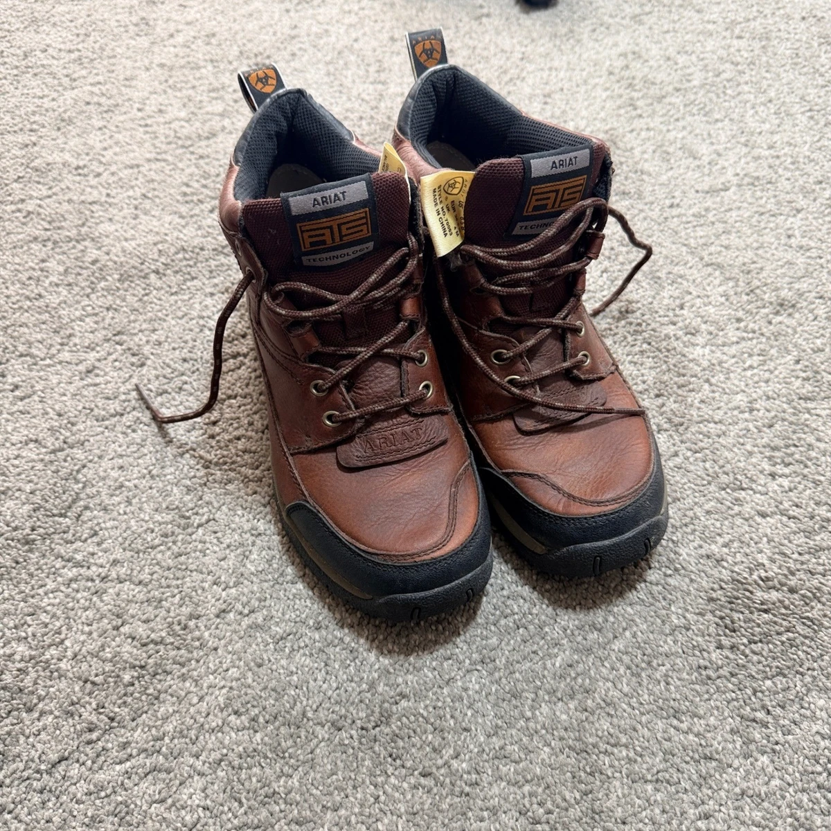 Ariat Boots Mens 9.5B Terrain H2O Waterproof Copper Leather Endurance 10004138 Ariat Camping & Hiking Clothing for sale | eBay main image 4