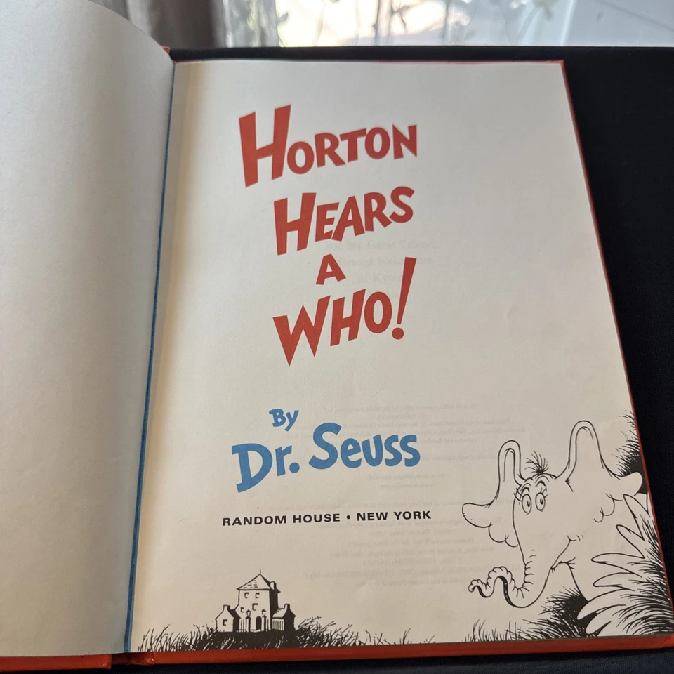 Серия Classic Seuss: Horton Hears A Who! от Seuss 1982 HC - Изображение 3 из 4