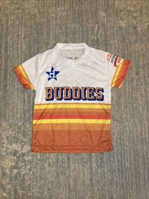 HOUSTON ASTROS HEB Buddies Club Kids MLB Baseball Jersey T-Shirt YOUTH M