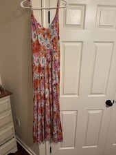 Torrid Women  s Plus Size 00 Floral Maxi Dress Sleeveless Summer New