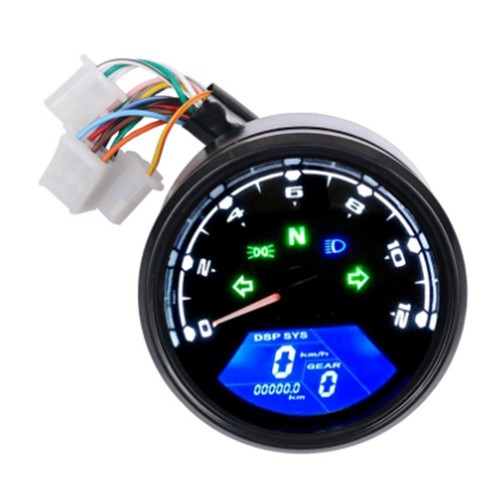Indicatore Di Marcia 12V Digitale Universale Moto Sensore - 9