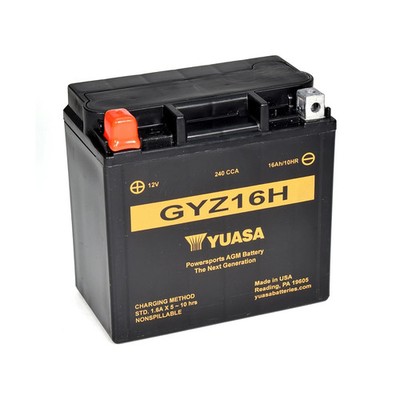 Yuasa GYZ16H (WC) 12V Factory Activated High Performance MF VRLA Battery