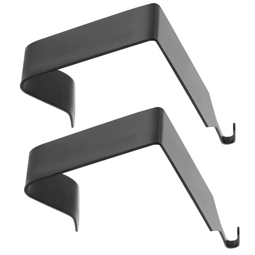 2 Pezzi Gancio Porta Metallo Specchio Multifunzione Cappello Sopra Appendiabiti - Foto 10 di 12