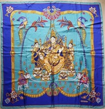 Hermes Scarf Carre90 India m1 1222