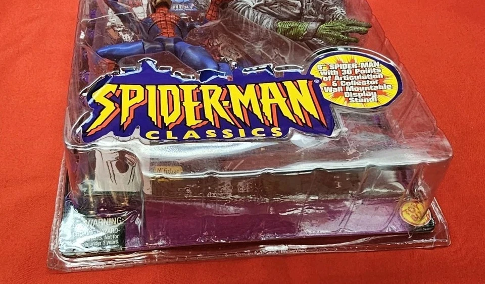 Figura de acción ToyBiz Spider-Man Classics Serie 2 Battle Ravaged Spider-Man Foto 4 de 4