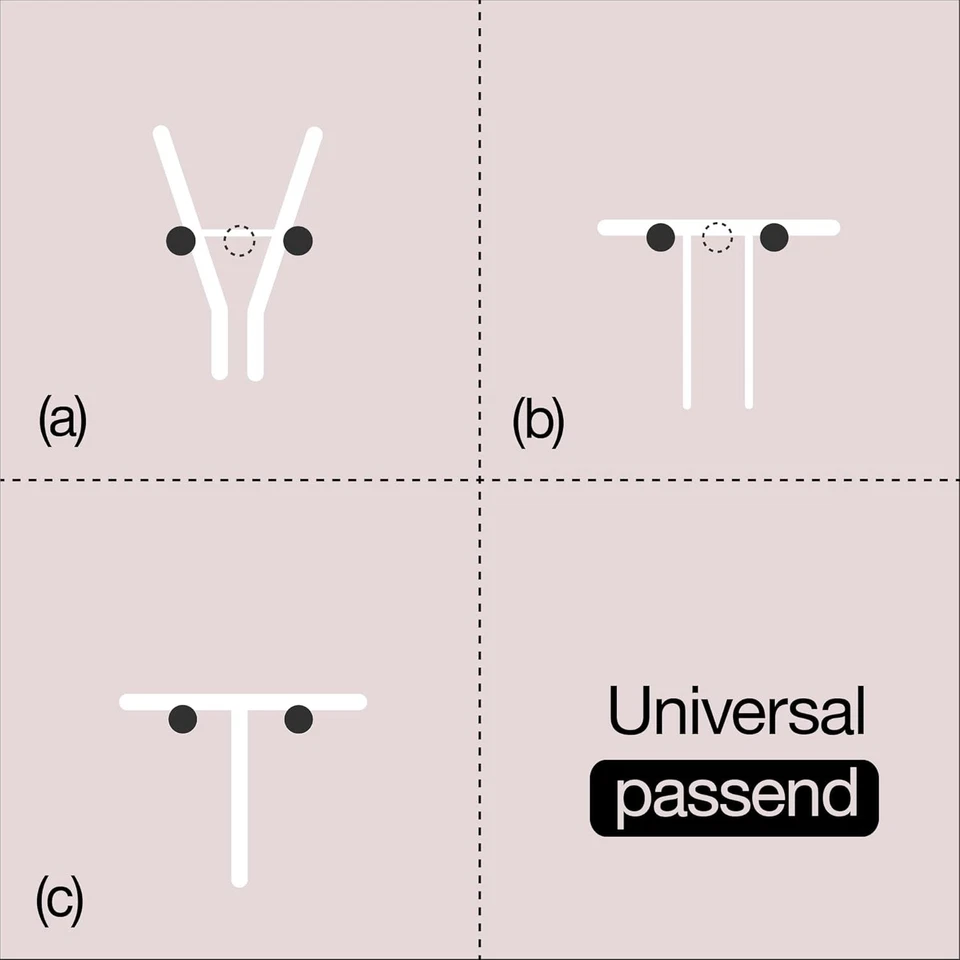 VINEL Bügelbrett Wandhalterung – Waschküche – Wandmontage - Wand Halter - Bild 3 von 4
