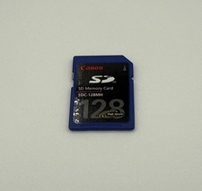 Canon 128MB MEGABYTE High Speed SD SDC-128MH Genuine Camera Memory Card OEM