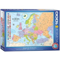 Karte Von Europa 1000 Teile | Deutsch | Spiel | Brettspiel | 6000-0789 | 2021