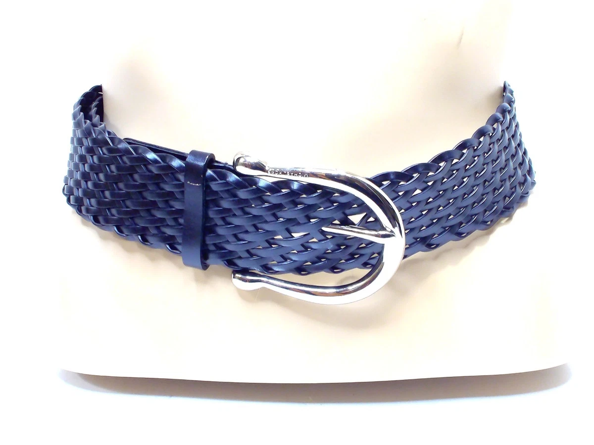Womens Silver Braided Belt Wide Belt Size M - L Women main image 4