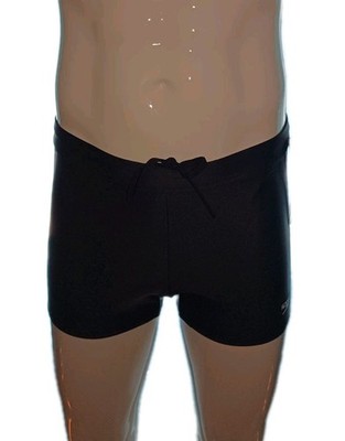 New Speedo Men's Shoreline Square Leg Swim Race Trunk Brief 
