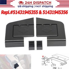 For 87-93 Bmw E30 Convertible Folding Top Trim Coverings Driver Passenger Side