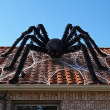 12FT Giant Spider Halloween Decorations Outdoor,Extra Large Outdoor Spiders