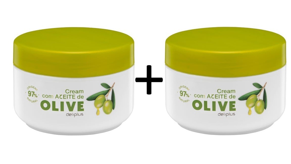 CREMA HIDRATANTE CORPORAL DE ACEITE DE OLIVA 250ml Pack 2und TODO TIPO DE PIEL